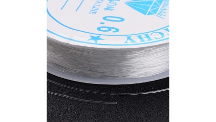 0.6mm transparent X 10.5 mètres