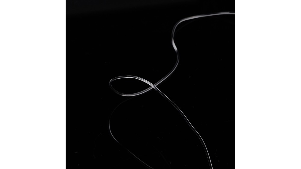 élastique 0.8mm transparent X 10.5 mètres