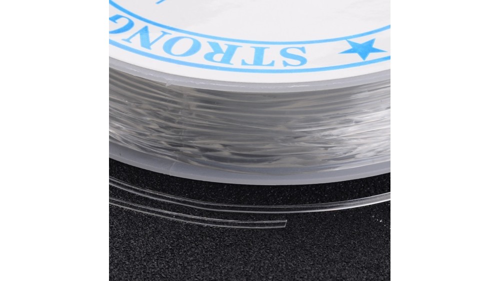copy of Fil cristal Coréen élastique 0.5mm noir X 45 mètres