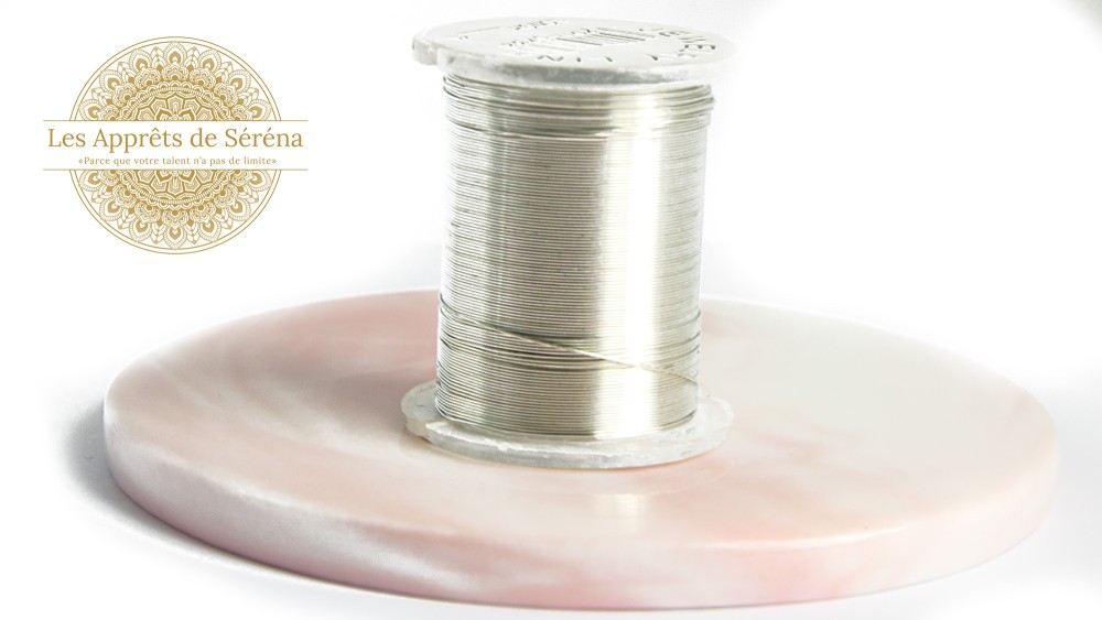 Fil laiton 0.3mm x 10m couleur argent