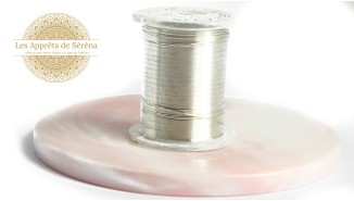 Fil laiton 0.3mm x 10m couleur argent