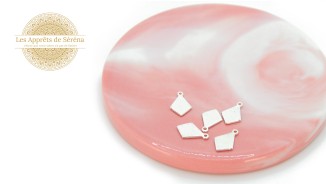 losange acier argent