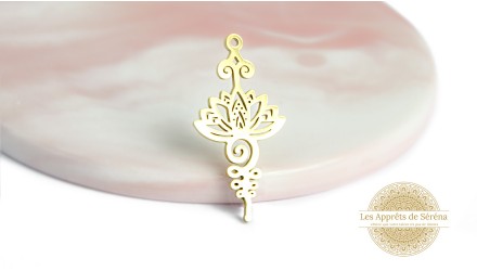 Pendentif unalome en acier 304