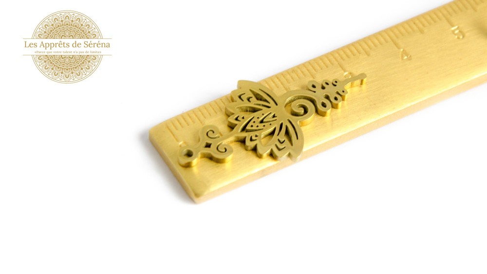 copy of Pendentif unalome en acier 304 argent