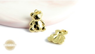 copy of Pendentif émaillé ours en laiton 18K 17mm