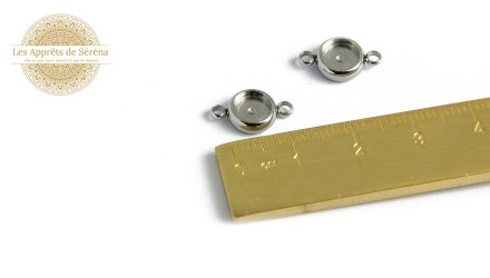 Connecteurs supports 6mm en acier inoxydable