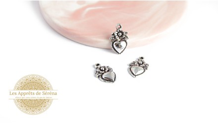Pendentif cœur baroque