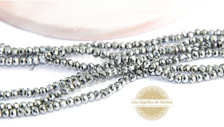copy of 50 Perles abaques à facettes 8x6mm bleu opale