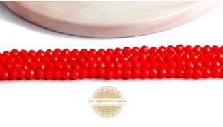 Perles abaques à facettes 3x2mm