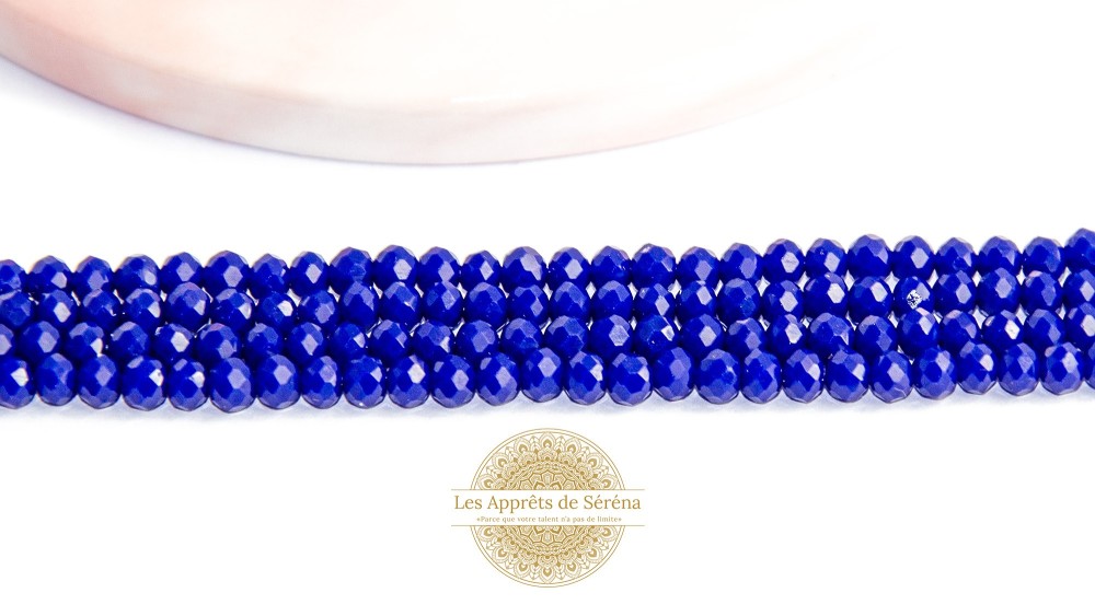 Perles abaques à facettes 3x2mm
