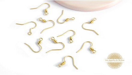 copy of Crochets d'oreilles en laiton doré