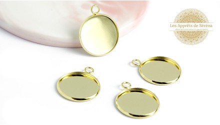 supports cabochon 20mm