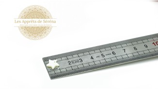 étoile nacre blanche