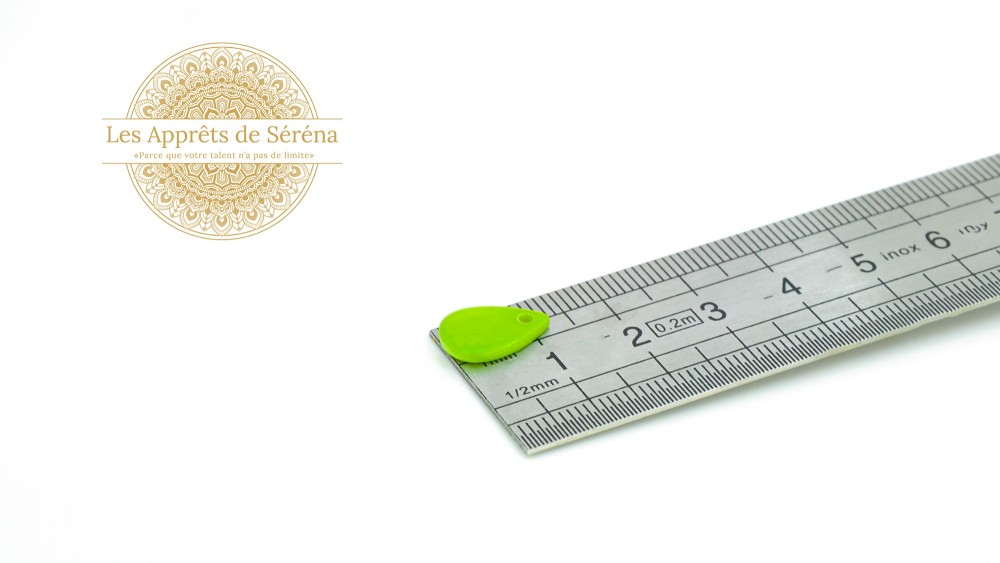 pendentif goutte nacre