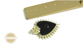 copy of Pendentif rond médaille serpent Kundalini et phases lunaires