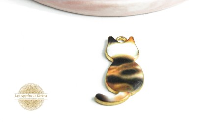 copy of Pendentif rond médaille serpent Kundalini et phases lunaires