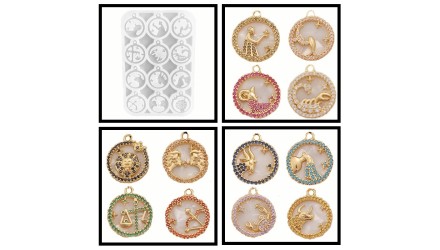 Moule pour pendentifs signe