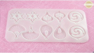 Moule pour boucles d'oreille en résine UV