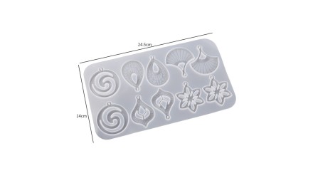 Moule pour boucles d'oreille en résine UV fabrication de boucles d'oreille