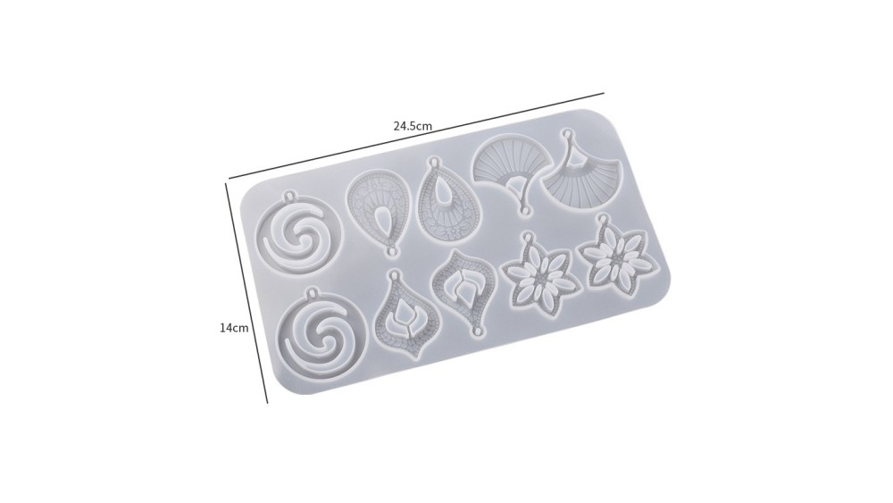 Moule pour boucles d'oreille en résine UV fabrication de boucles d'oreille