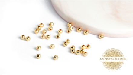 Perles 3mm laiton