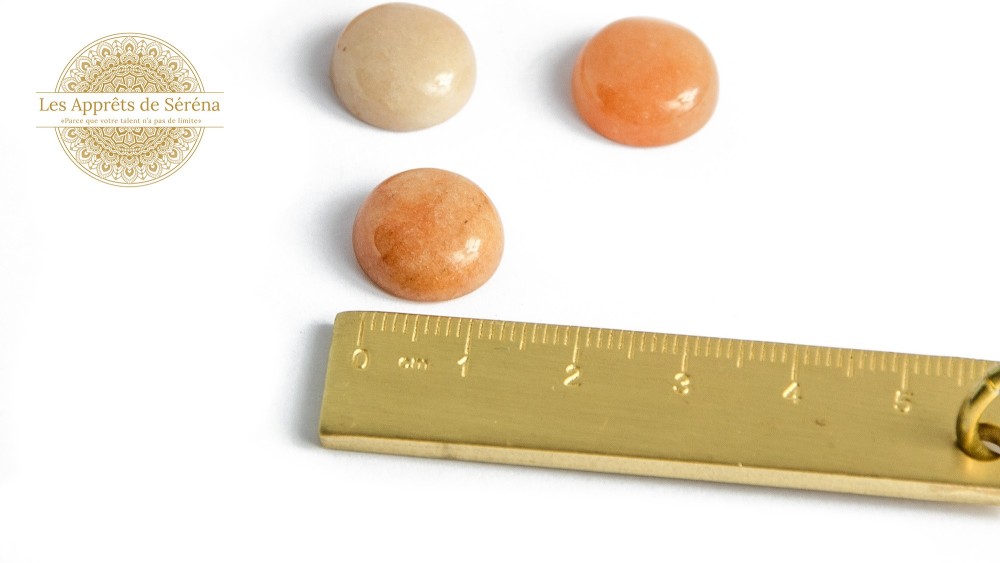 Cabochon 14mm aventurine rouge