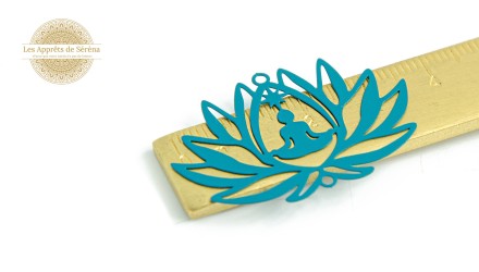 copy of Connecteur fleur de lotus zamak plaqué or 18K