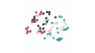 Cabochon rond 2.5mm pierre naturelle plusieurs couleurs