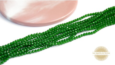 Perles abaques à facettes 3x2mm