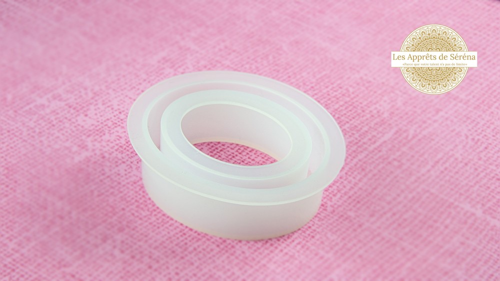 Moule pour bracelet manchette fermée en résine uv moule réutilisable