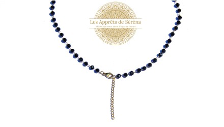 Support collier en perles 6mm et acier inoxydable