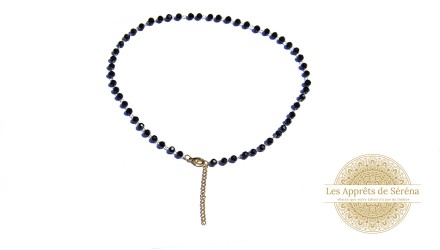 Support collier en perles 6mm et acier inoxydable