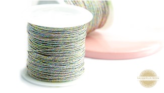 copy of Fil nylon tressé or 1mm pour création bijoux