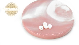 10 gouttes en nacre naturelle blanche