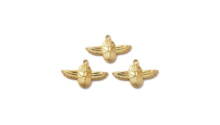 Pendentif scarabée en acier inoxydable