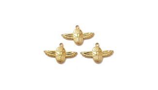 Pendentif scarabée en acier inoxydable