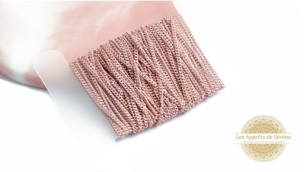 Chaîne acier rose