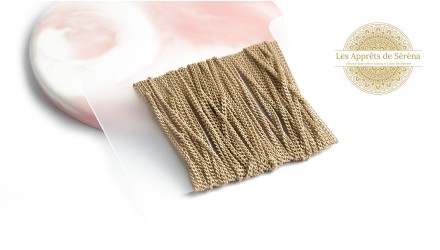 Chaîne acier beige