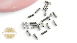 copy of Embouts pour cordon 1mm acier 304 platine