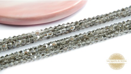 Perles toupies à facettes