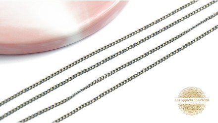 copy of Chaîne acier rose maille gourmette 2x3mm