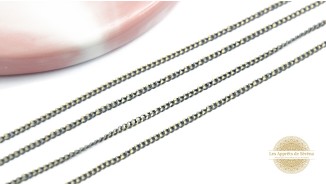copy of Chaîne acier rose maille gourmette 2x3mm