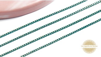 copy of Chaîne acier rose maille gourmette 2x3mm