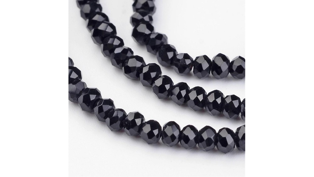 abaques à facettes 2x2mm noires