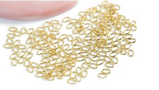 Anneaux de jonction ovale 6x4mm