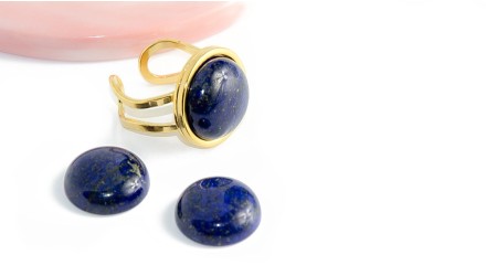 Cabochon 16mm en lapis
