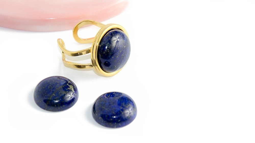 copy of Cabochon 14mm jaspe bleue