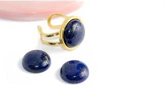 copy of Cabochon 14mm jaspe bleue