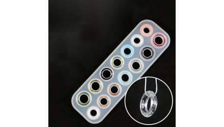 Moule bague à facettes multitaille pour résine UV