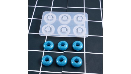 Moule silicone  pour perle donut en résine UV